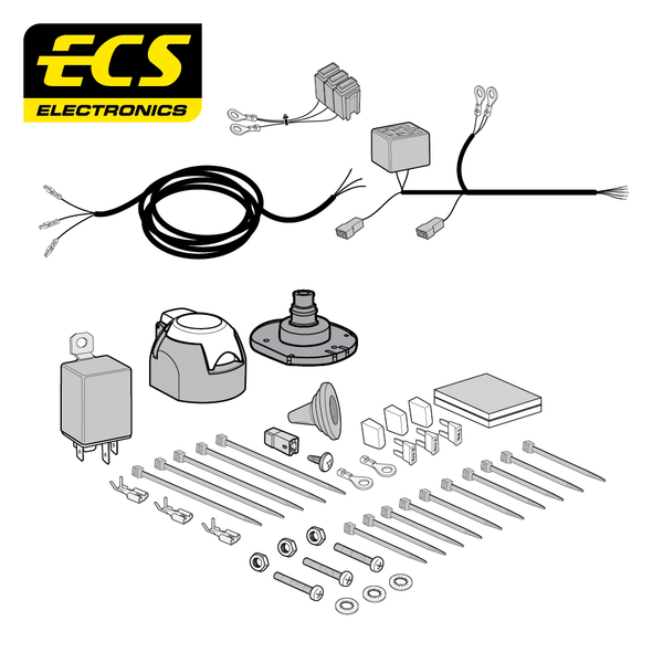 ECS Universal 12S Towbar Wiring Kit [UV001ZZU]