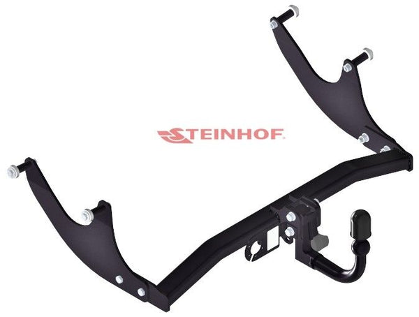 STEINHOF Tow Bar fits DACIA Logan II 2017-2020 – Detachable swan neck [D-057]