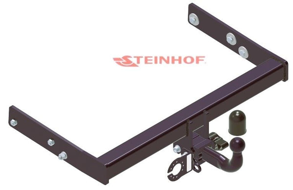 STEINHOF Tow Bar fits VOLKSWAGEN Transporter T5 2003-2009 – Semi-automatic detachable swan neck [V-172]