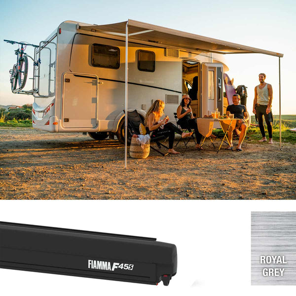 FIAMMA F45s 300 Awning Deep Black – Royal Grey