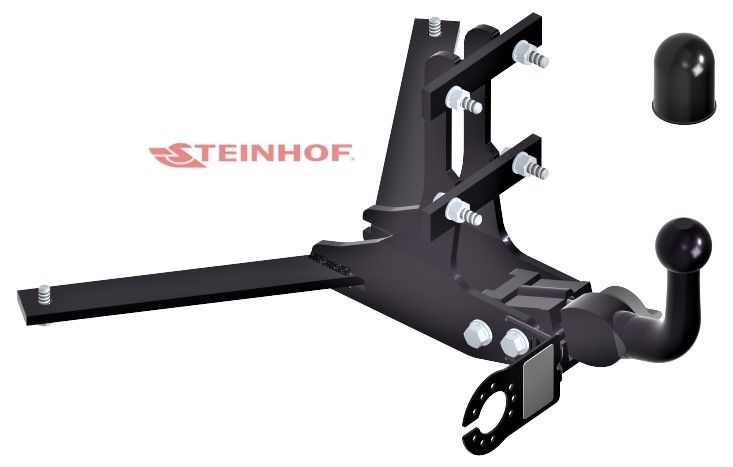 STEINHOF Tow Bar fits SAAB 9-3 2005-2011 – Detachable swan neck [S-017]
