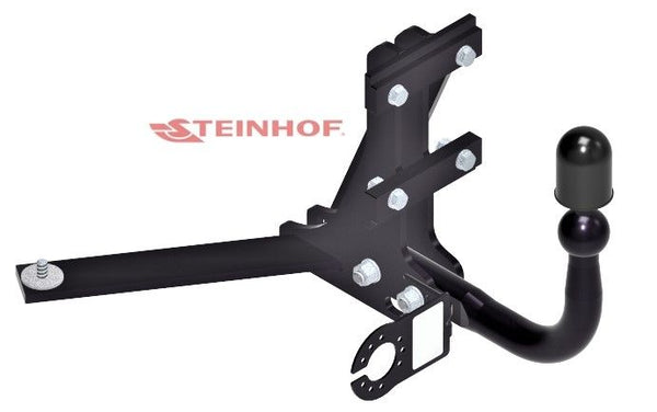 STEINHOF Tow Bar fits SAAB 9-3 2002-2012 – Fixed swan neck [S-014]