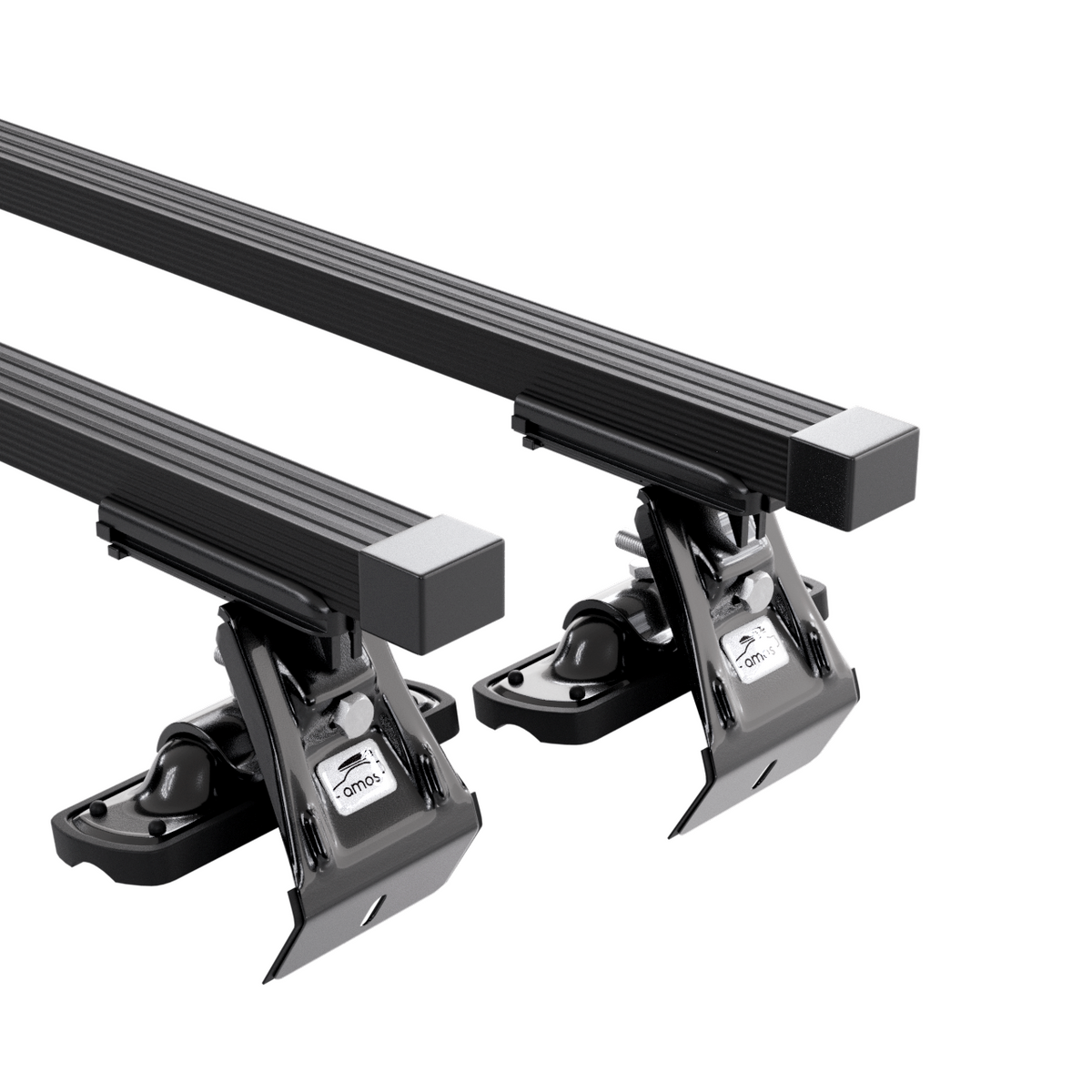AMOS Roof Rack fits SKODA Superb (mk II) Sedan 4-door 2008-2015 (normal roof) – 130 cm bars