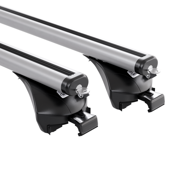 AMOS BOSS Roof Rack fits VOLKSWAGEN Touran MPV 5-door 2015-2026 (raised roof rails) – Aero bars 120 cm