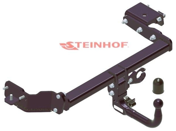 STEINHOF Tow Bar fits HYUNDAI Santa Fe V 2023-present – Detachable swan neck [H-297]