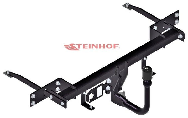 STEINHOF Tow Bar fits FIAT Panda III 2012-present – Detachable swan neck [F-115]