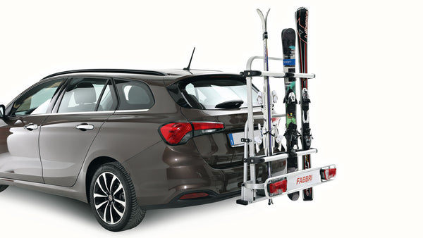FABBRI Exclusive Ski & Board Towbar Ski Carrier