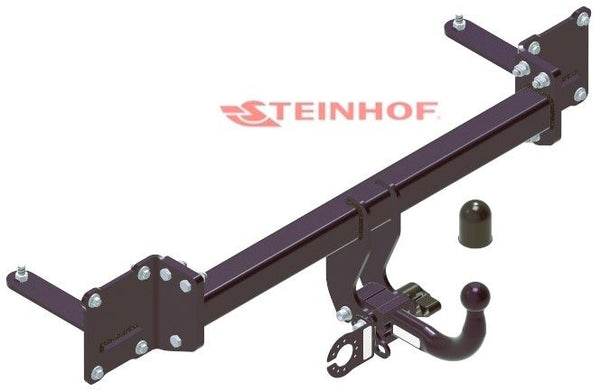STEINHOF Tow Bar fits MG HS I 2020-2024 – Semi-automatic detachable swan neck [M-276]