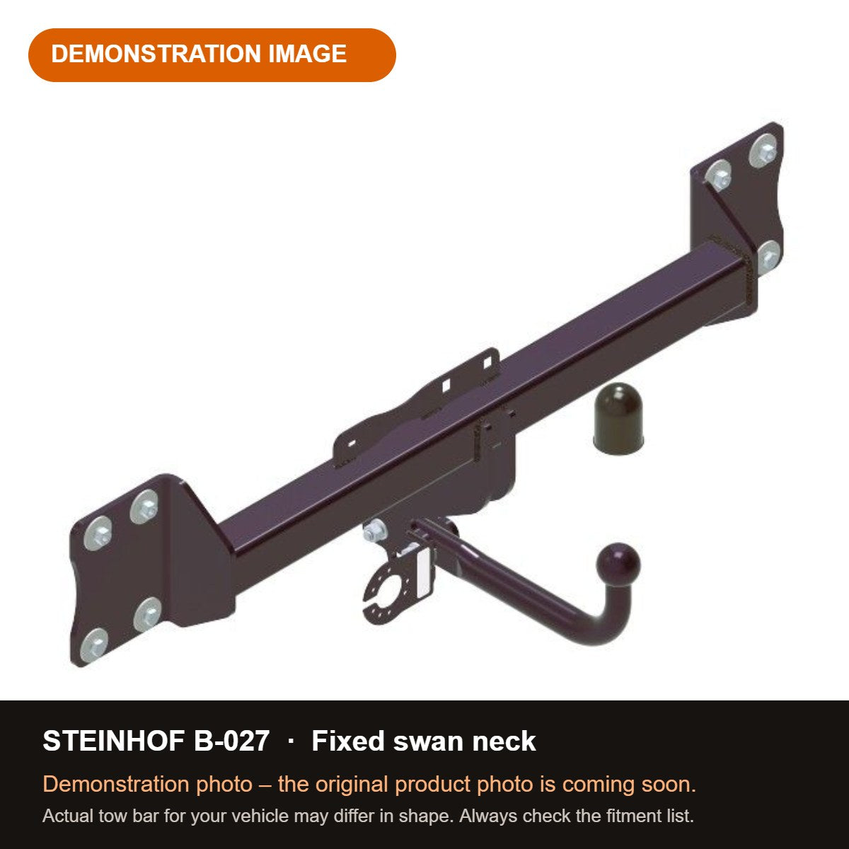 STEINHOF Tow Bar fits BYD Sealion 7 2024-present – Fixed swan neck [B-027]