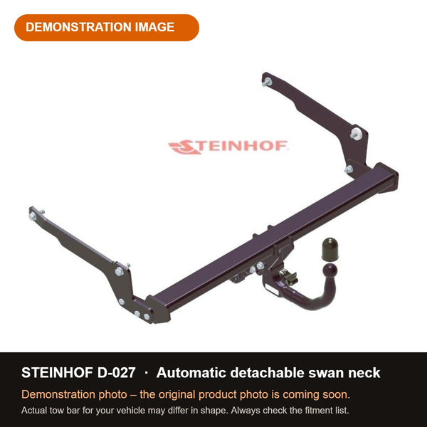 STEINHOF Tow Bar fits DACIA Bigster 2024-present – Automatic detachable swan neck [D-027]