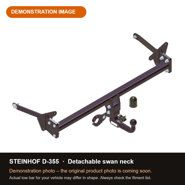 STEINHOF Tow Bar fits CITROEN DS7 Crossback 2017-2022 – Detachable swan neck [D-355]