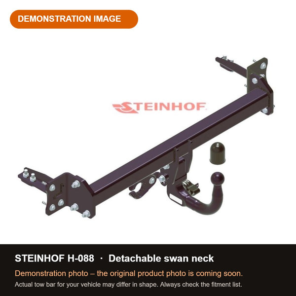 STEINHOF Tow Bar fits HONDA CR-V VI 2022-present – Detachable swan neck [H-088]