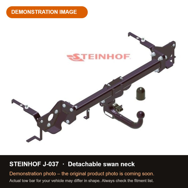 STEINHOF Tow Bar fits JAC T9 2025-present – Detachable swan neck [J-037]