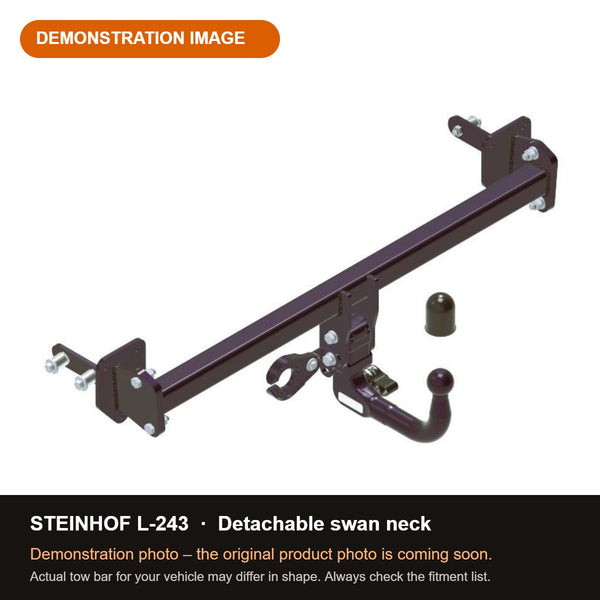 STEINHOF Tow Bar fits LEAPMOTOR C10 2024-present – Detachable swan neck [L-243]