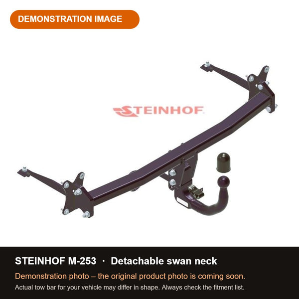 STEINHOF Tow Bar fits MG 5 2021-present – Detachable swan neck [M-253]