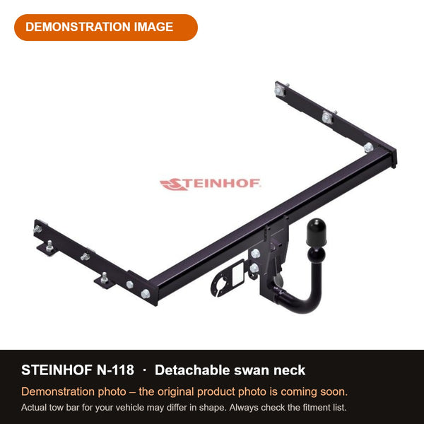 STEINHOF Tow Bar fits NISSAN X-Trail IV 2022-present – Detachable swan neck [N-118]