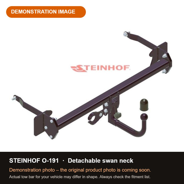 STEINHOF Tow Bar fits VAUXHALL Mokka 2020-present – Detachable swan neck [O-191]