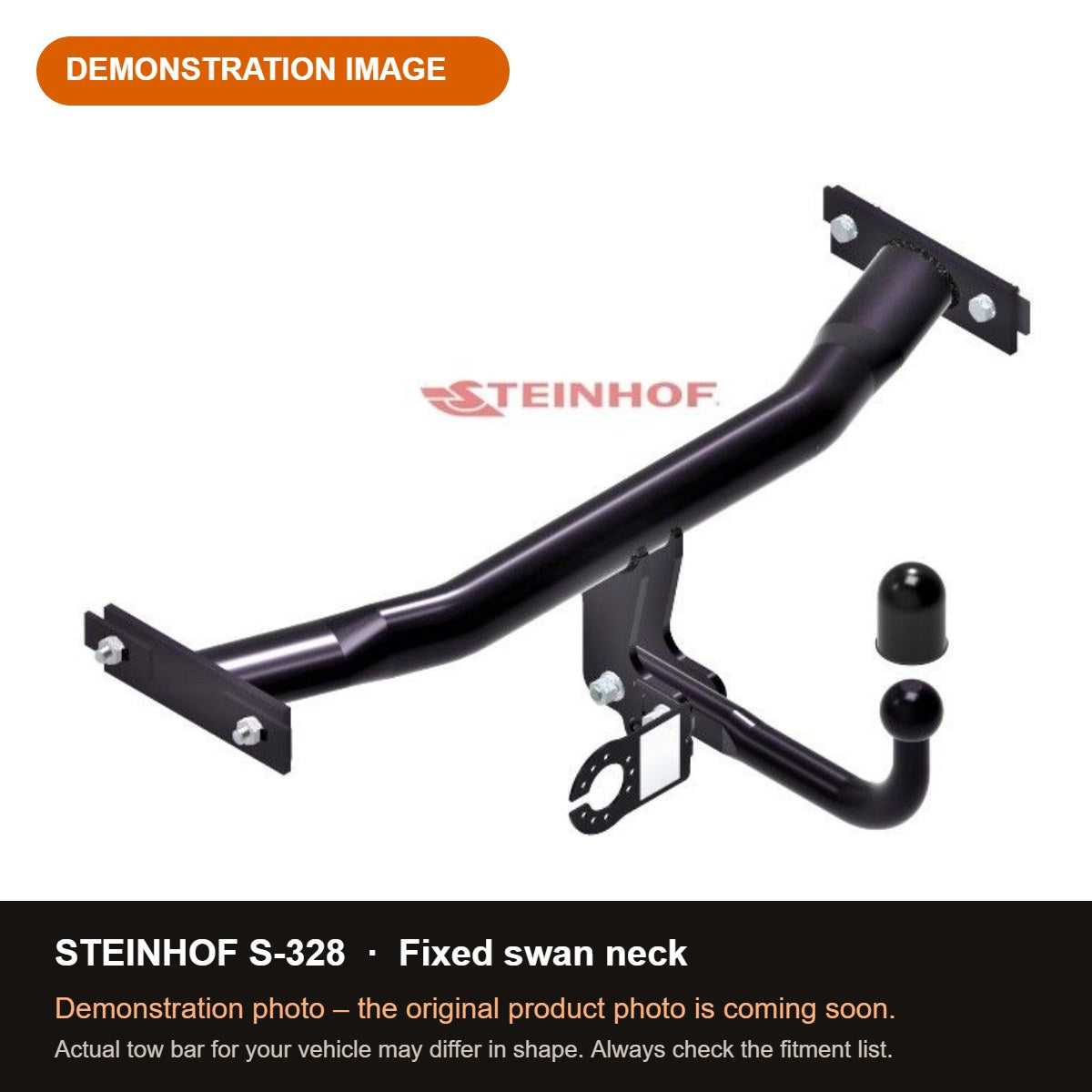 STEINHOF Tow Bar fits SKODA Kodiaq II 2024-present – Fixed swan neck [S-328]