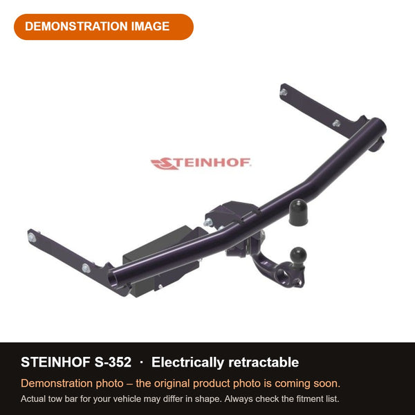 STEINHOF Tow Bar fits SKODA Superb III 2015-2024 – Electrically retractable [S-352]